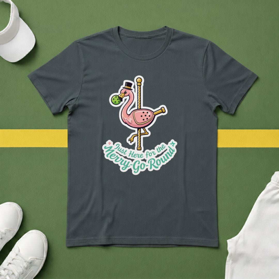 Pickleball Flamingo T-Shirt