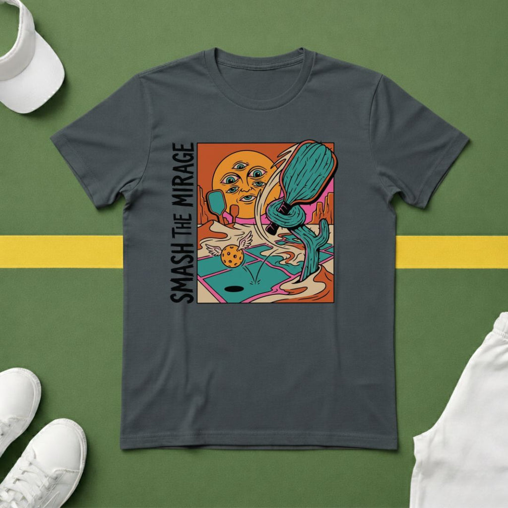 Smash the Mirage Surreal Pickleball T-Shirt