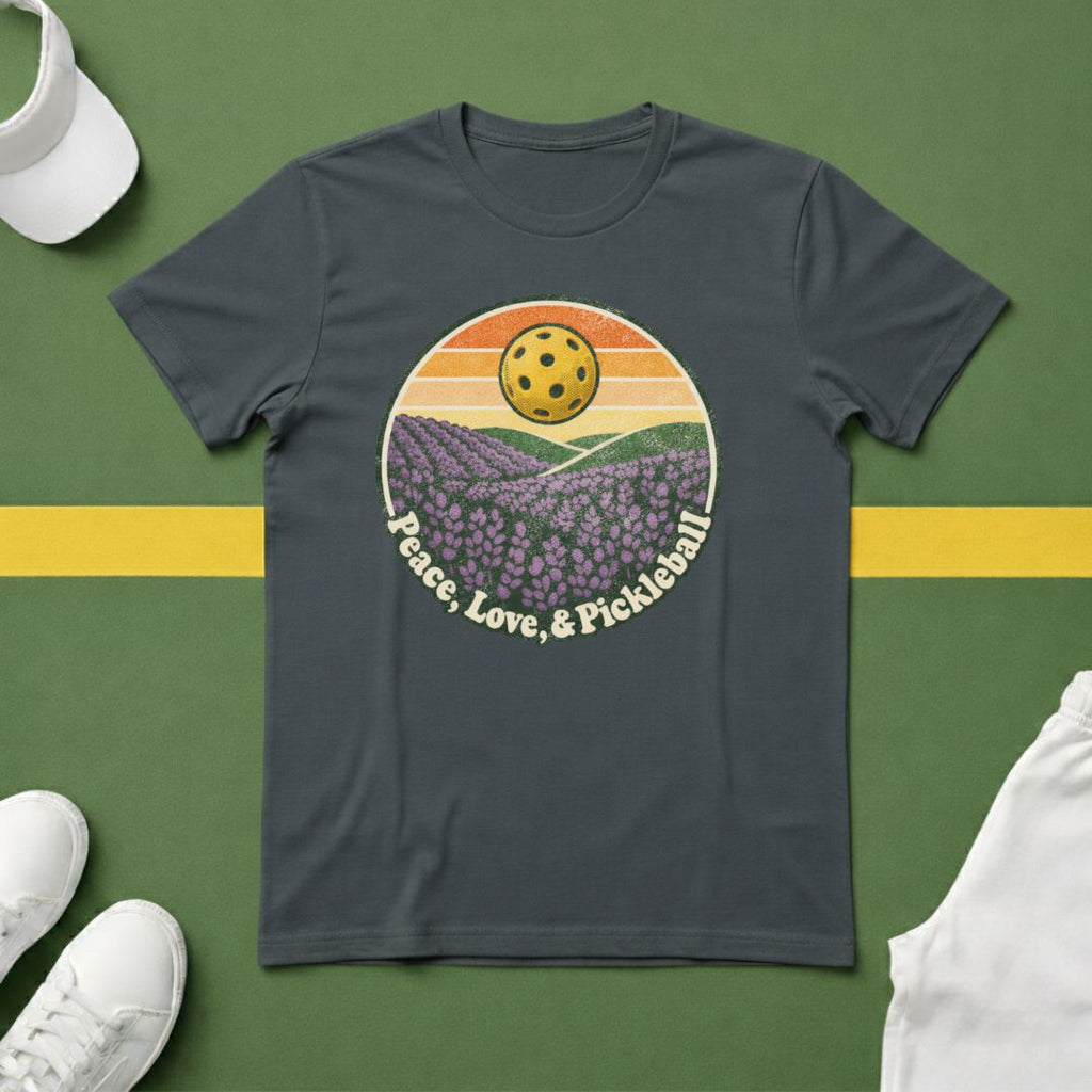 Peace, Love and Pickleball T-Shirt