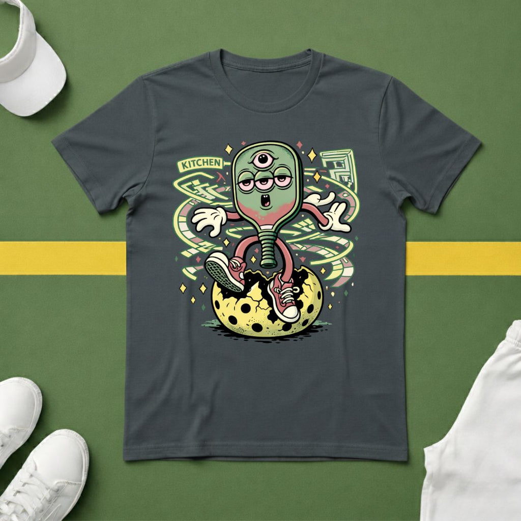 Pickleball 4 Eye Paddles Surreal T-Shirt
