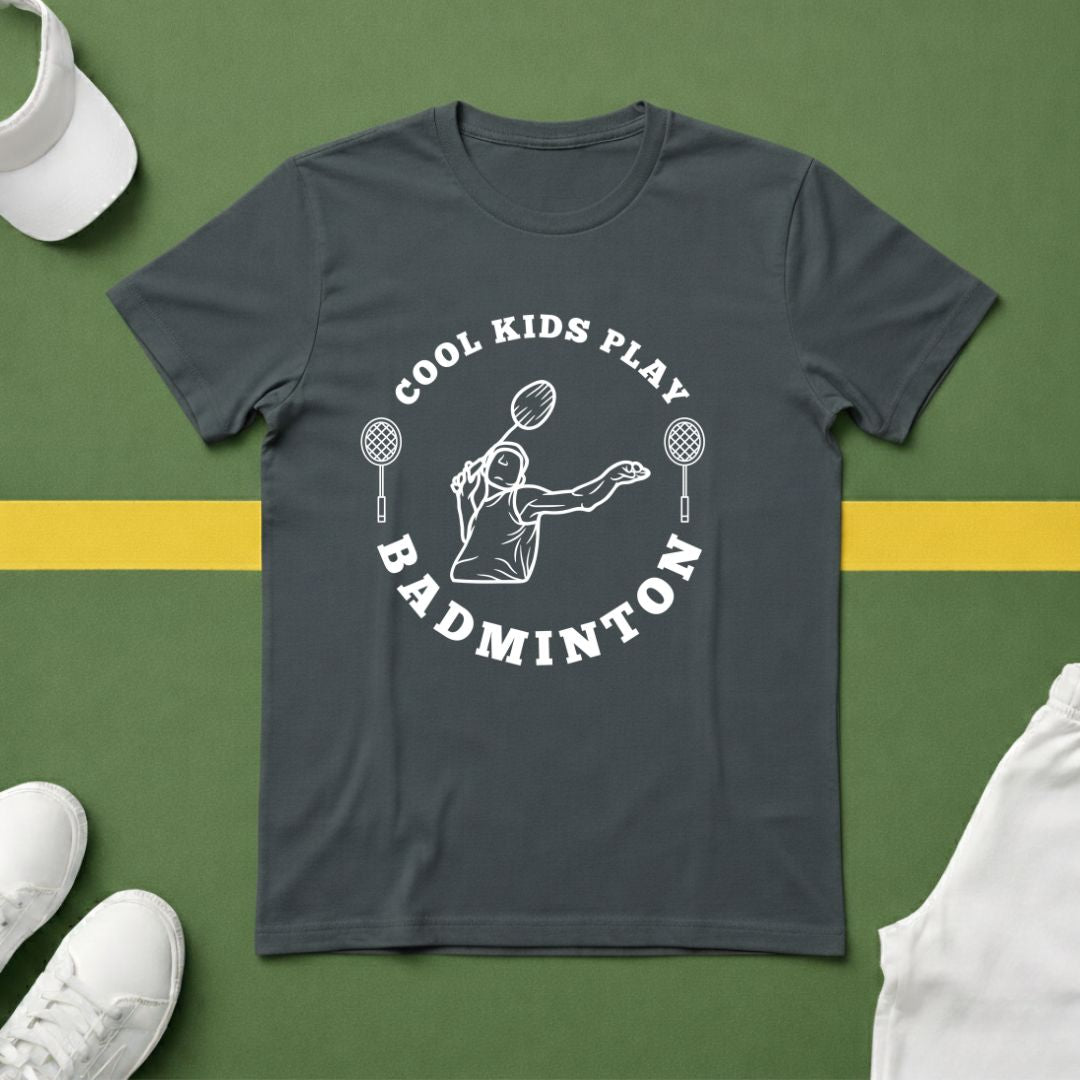 Cool Kids Play Badminton T-Shirt