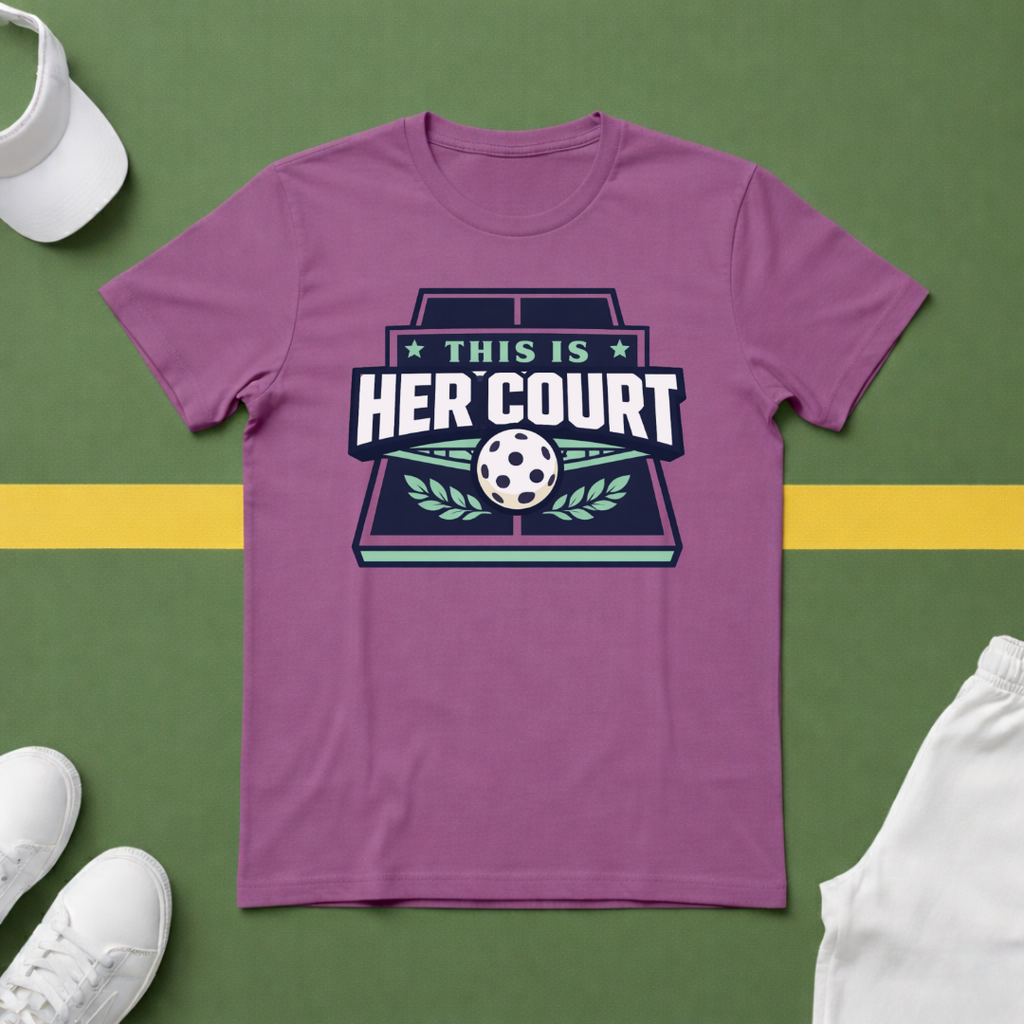 This is Her Court Pickleball T-Shirt