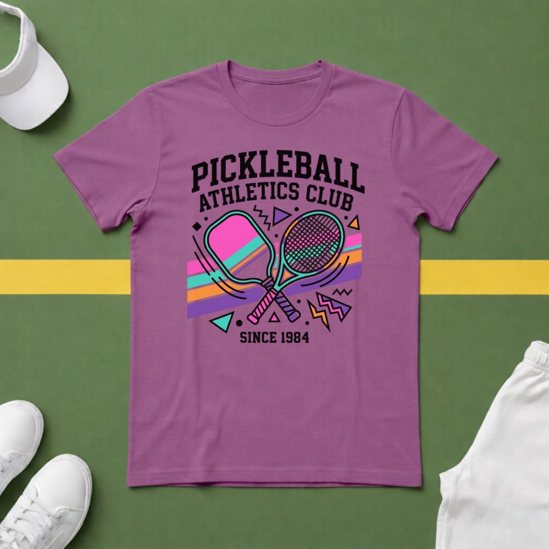 Pickleball 80's Athletics T-Shirt