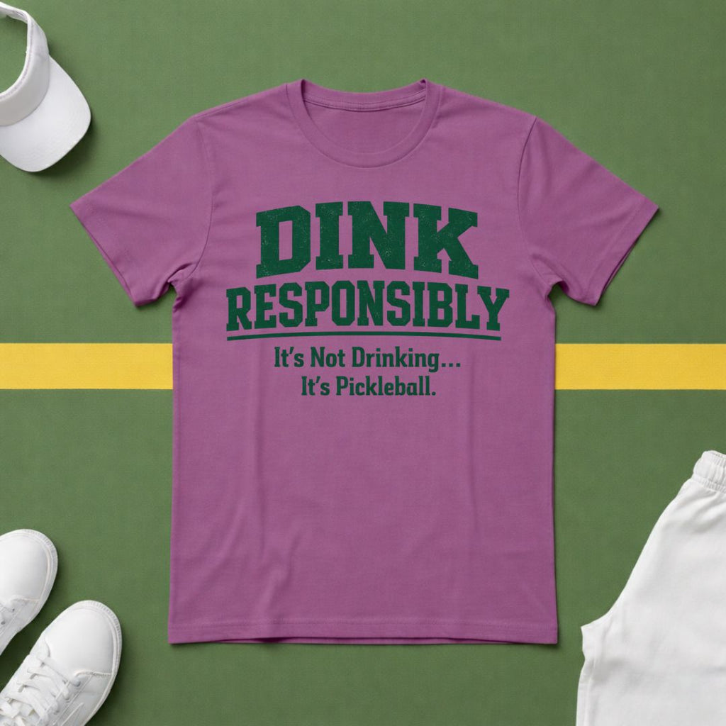 Dink Responsibly - It's Not Drinking...It's Pickleball T-Shirt