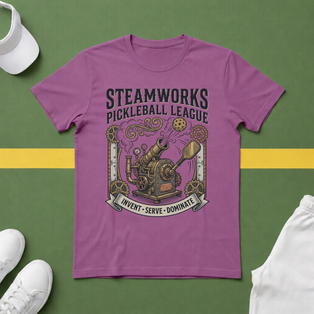Steamworks Pickleball League T-Shirt