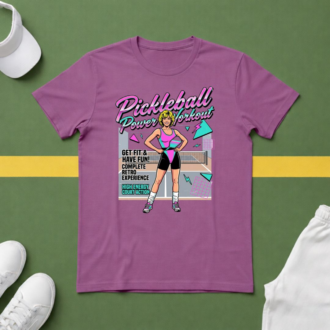80's Pickleball Power T-Shirt