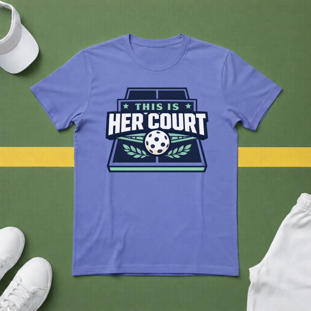 This is Her Court Pickleball T-Shirt