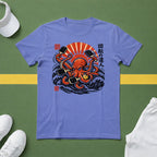Pickleball Octapus Woodcut T-Shirt