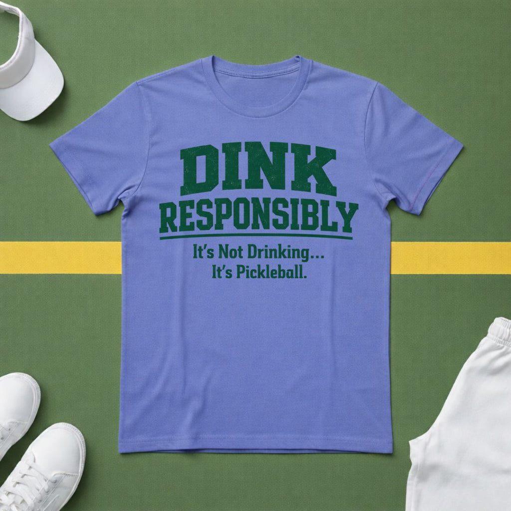 Dink Responsibly - It's Not Drinking...It's Pickleball T-Shirt