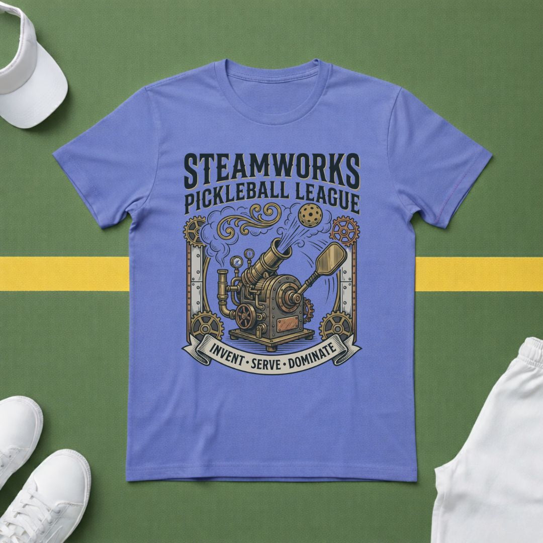 Steamworks Pickleball League T-Shirt