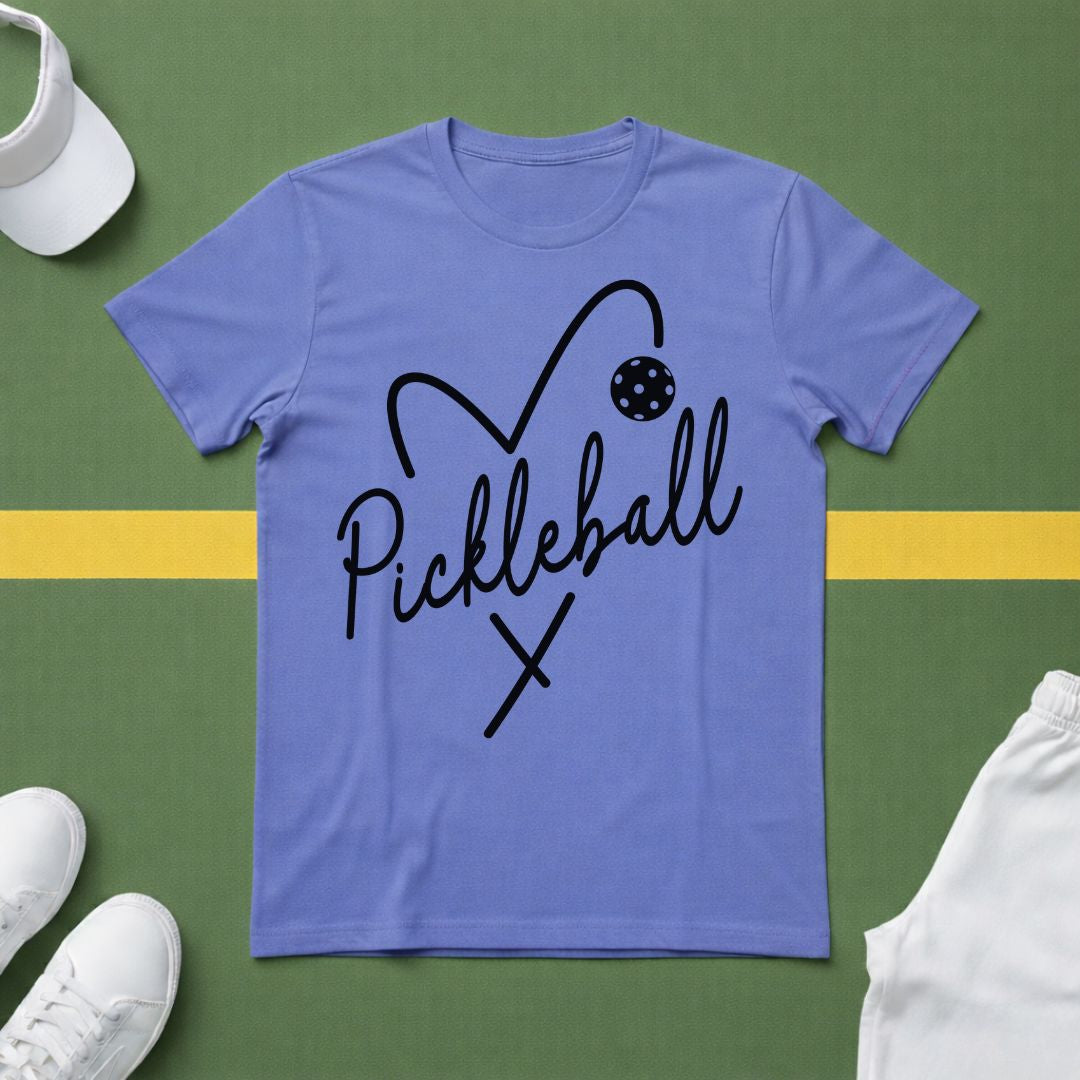 Pickleball Heart T-Shirt