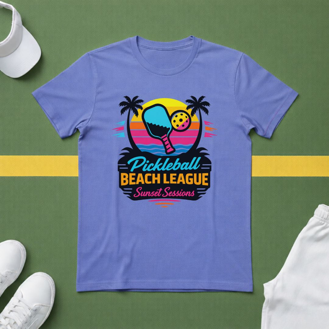 Pickleball Beach League T-Shirt