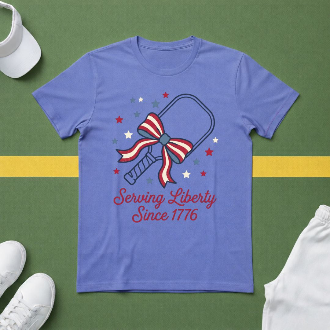 Serving Liberty Pickleball T-Shirt