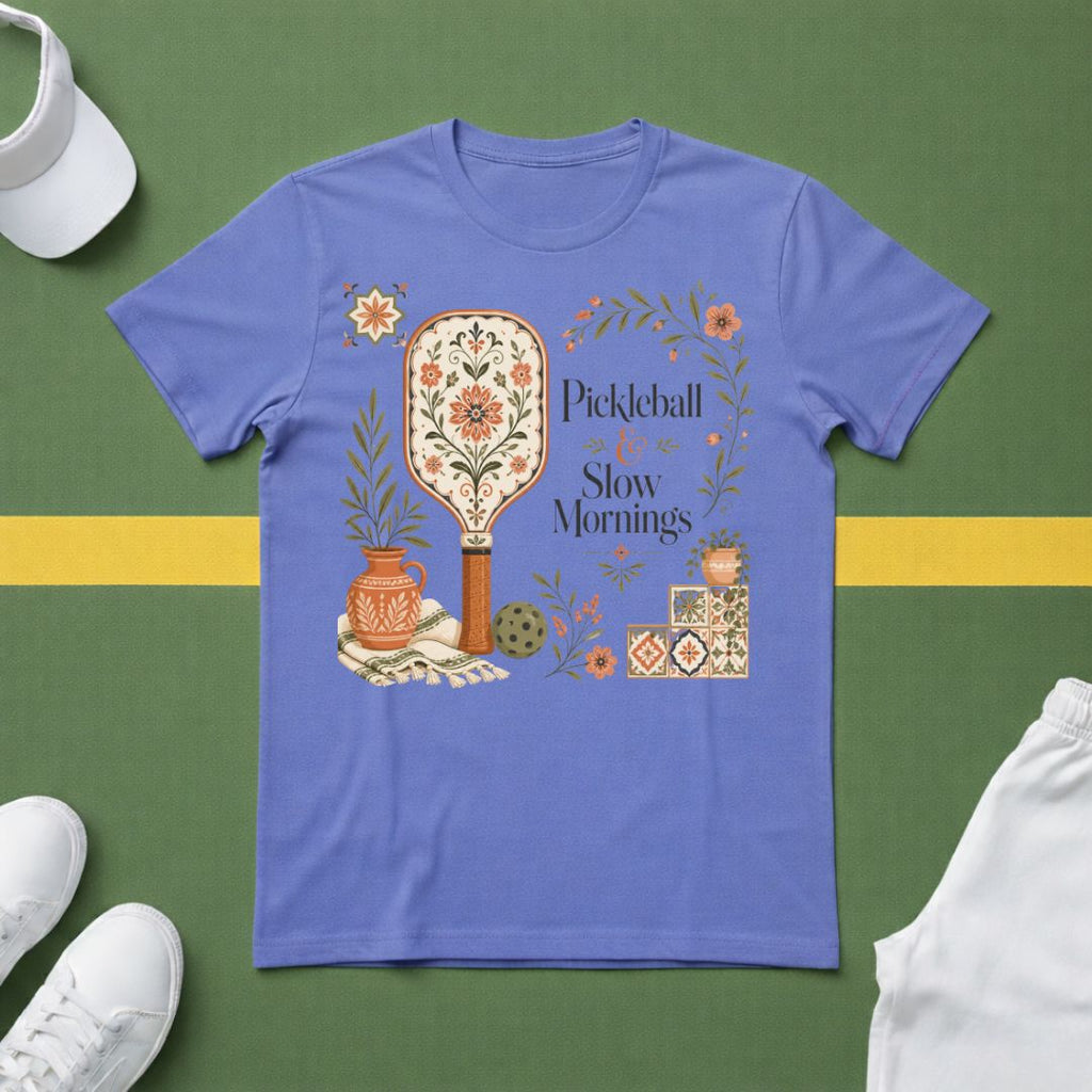 Pickleball & Slow Mornings T-Shirt