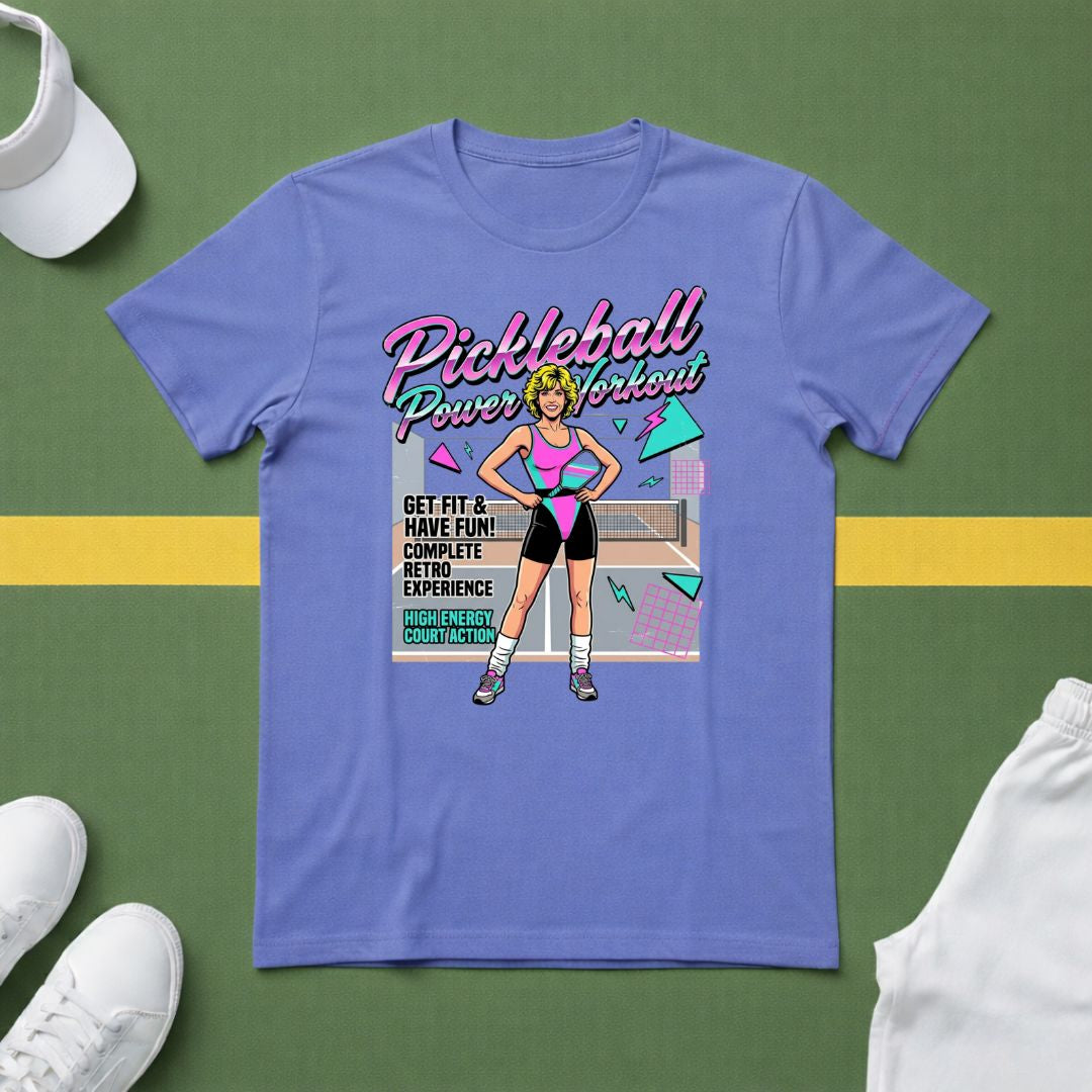 80's Pickleball Power T-Shirt