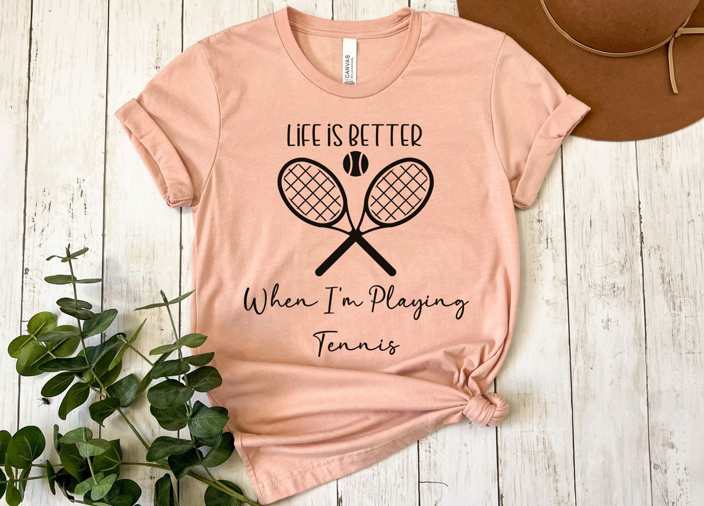 Life is Better Tennis Tee