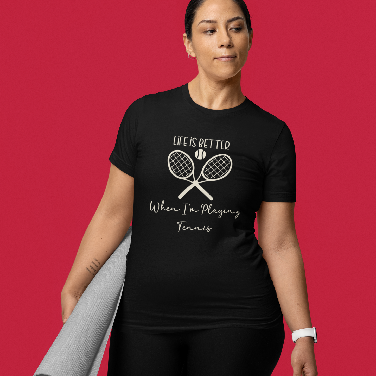 Life is Better Tennis Tee