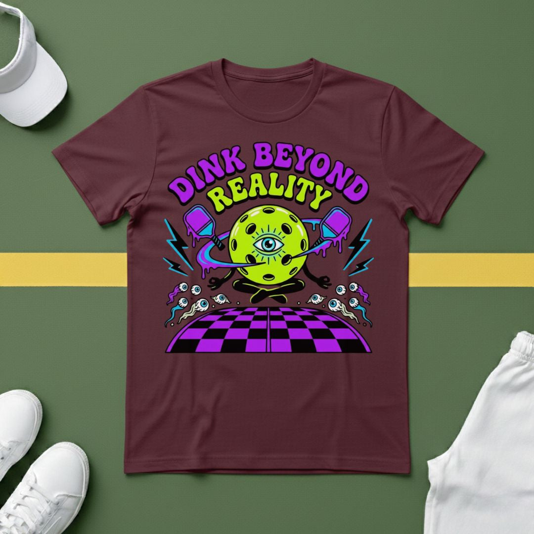 Dink Beyond Reality Surreal Pickleball T-Shirt