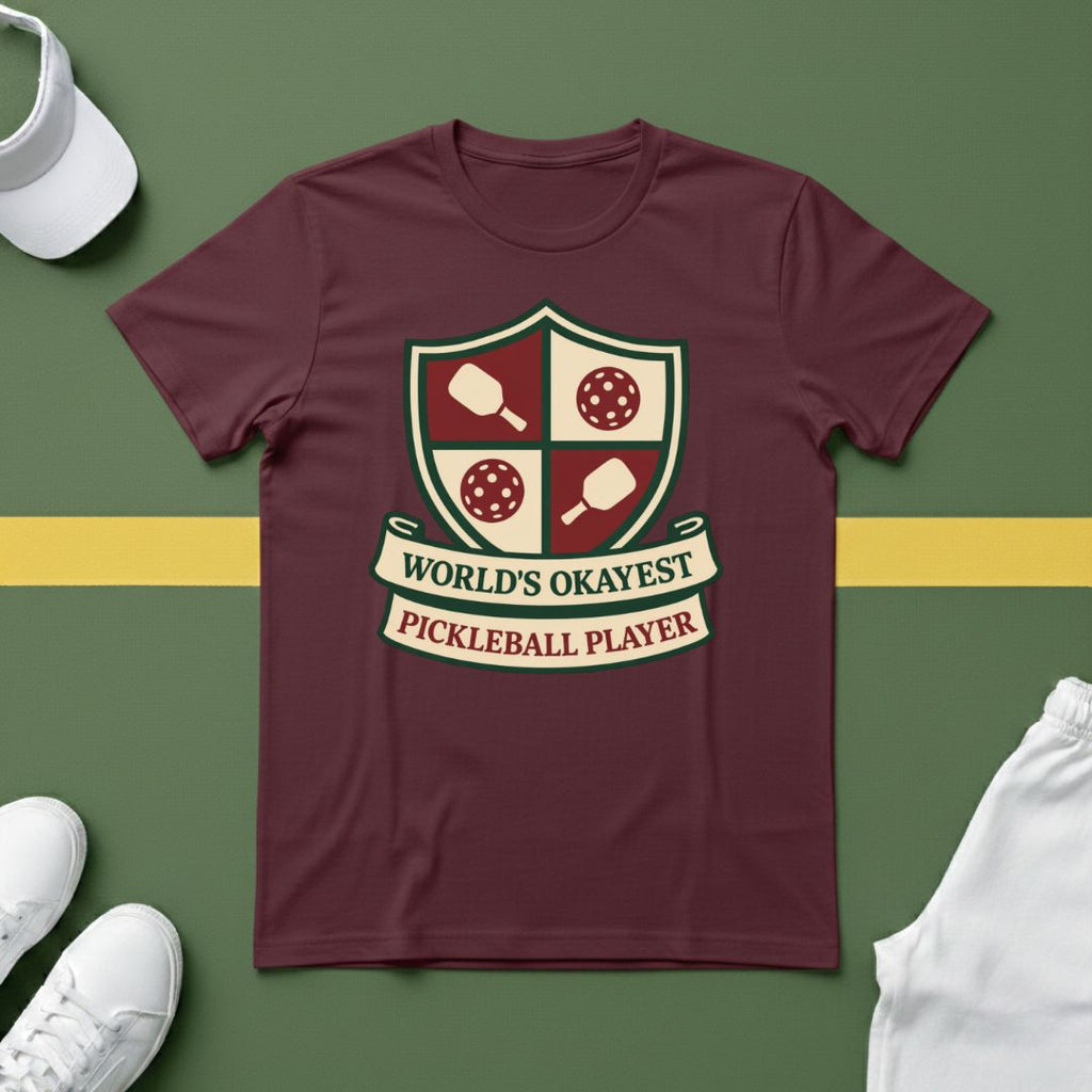 World's Okayest Pickleball Player T-Shirt