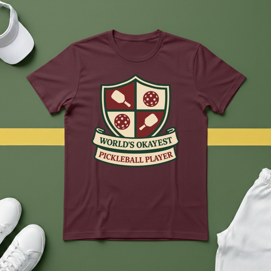 World's Okayest Pickleball Player T-Shirt