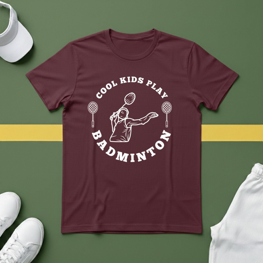 Cool Kids Play Badminton T-Shirt