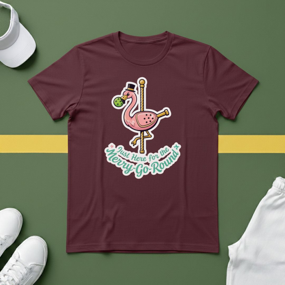 Pickleball Flamingo T-Shirt