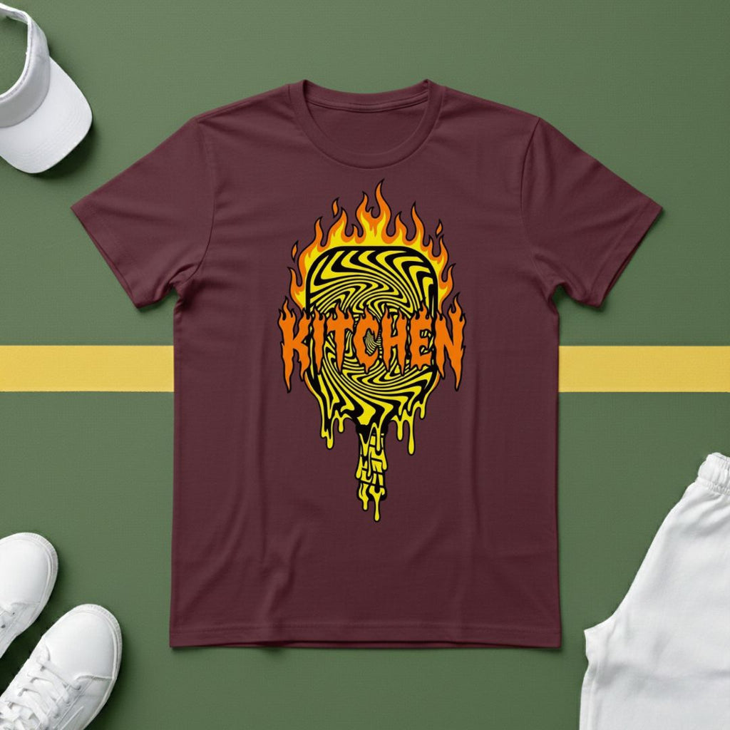 Fire Pickleball Paddle T-Shirt