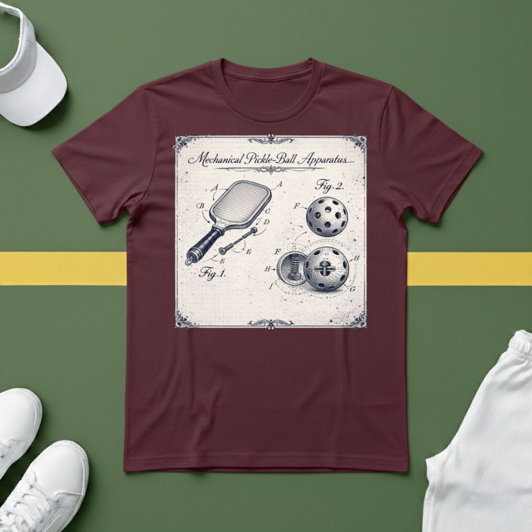 Pickleball Mechanical Apparatus T-Shirt