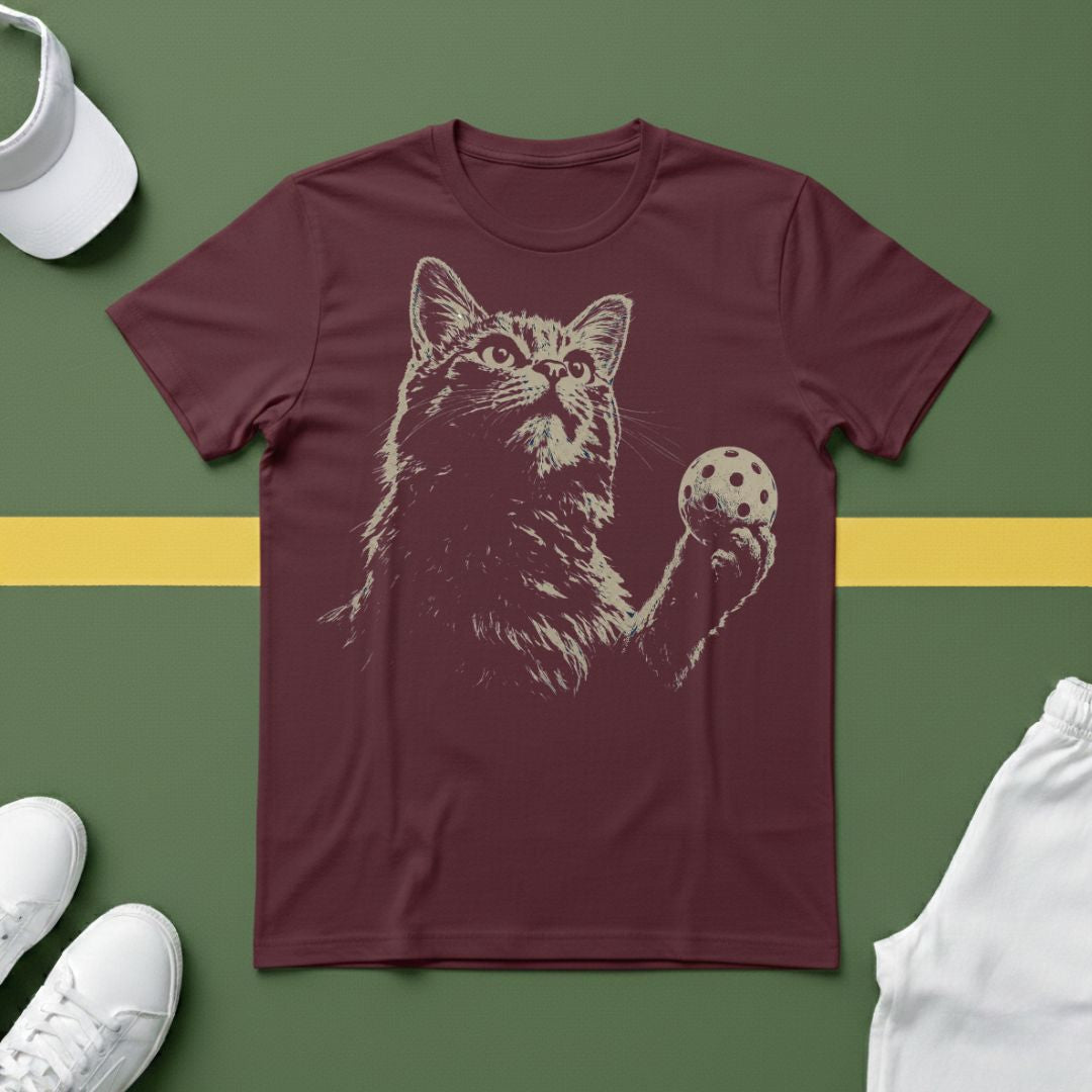 Cat Pickleball T-Shirt