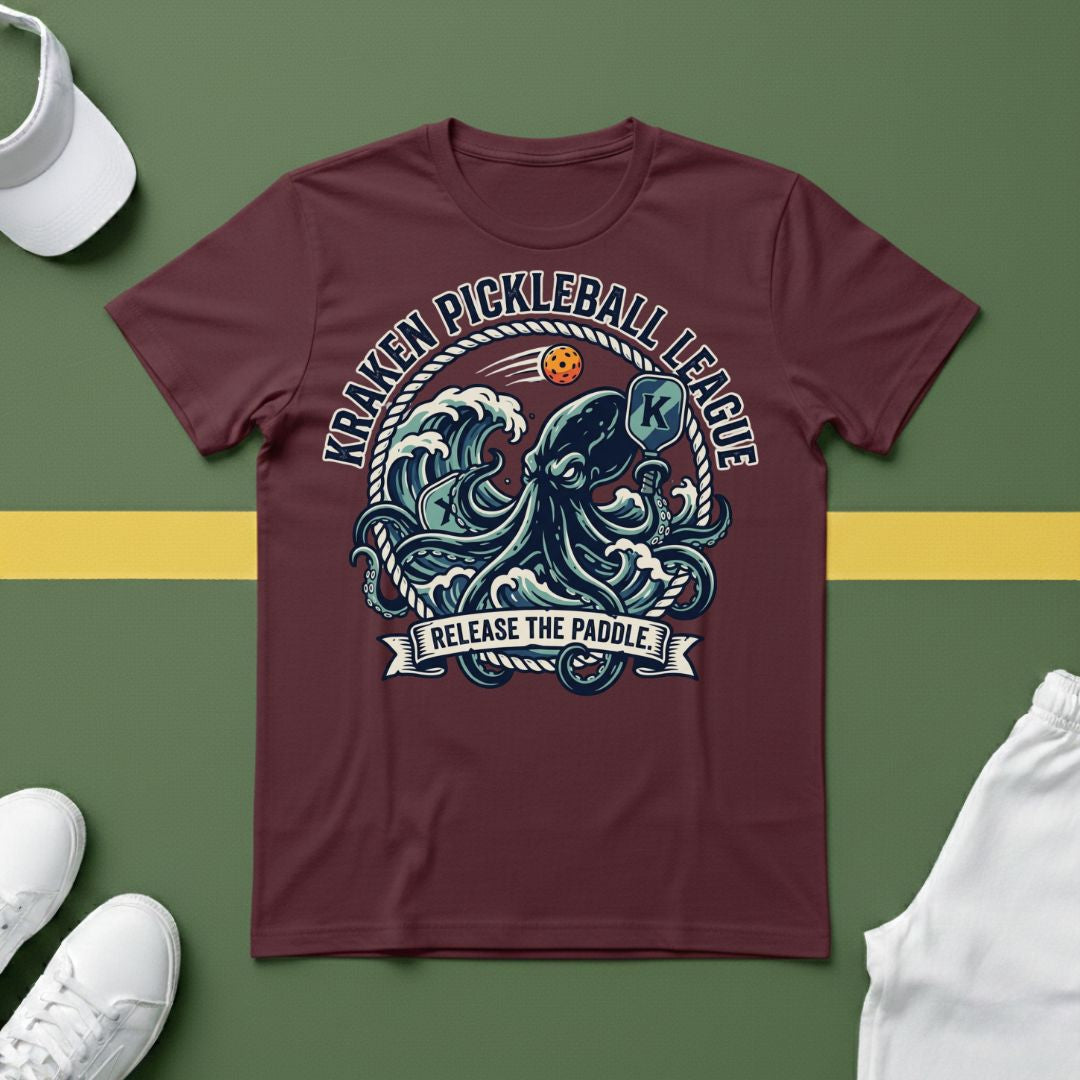 Kraken Pickleball League T-Shirt