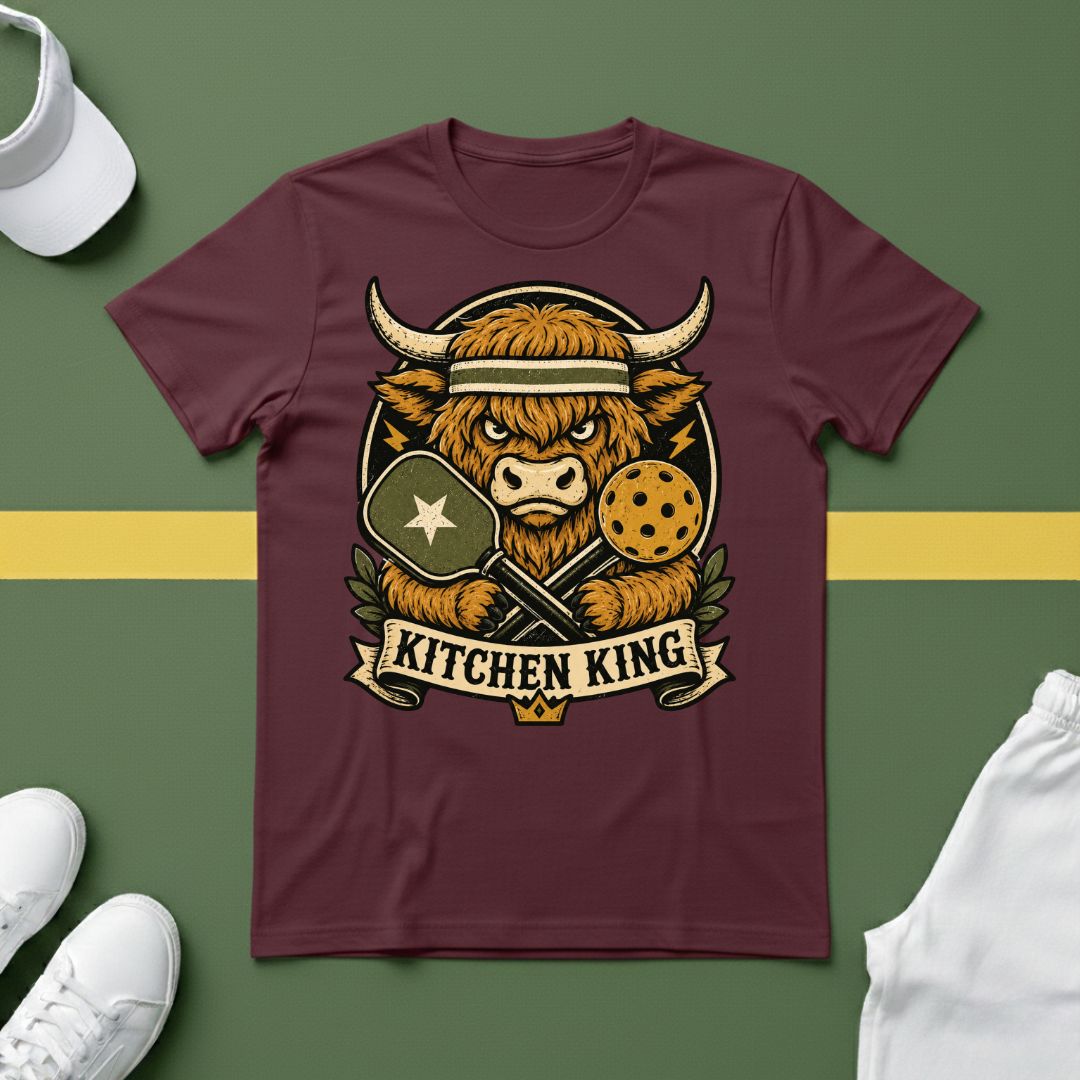 Highland Cow Kitchen King T-Shirt