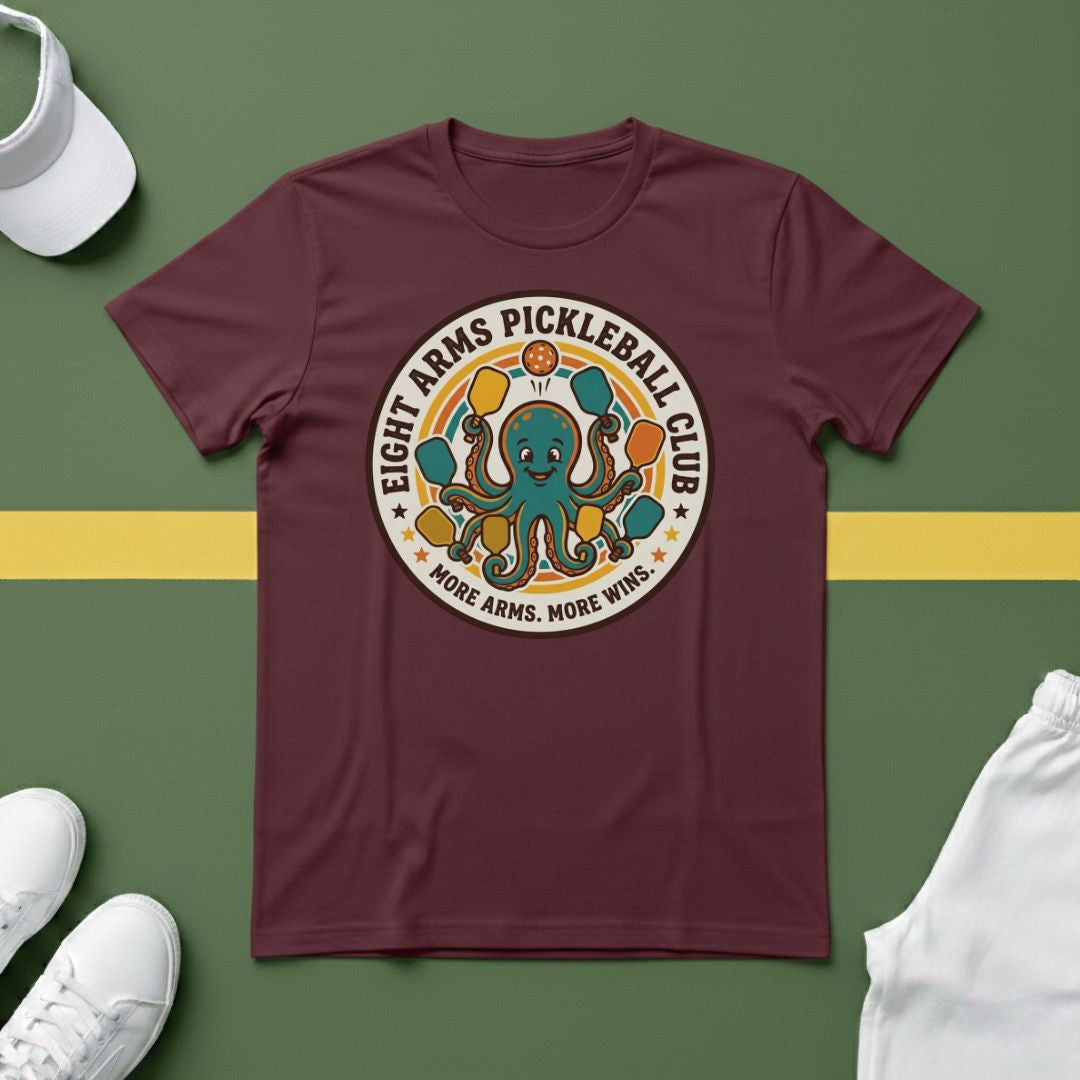 Eight Arm Pickleball Club T-Shirt