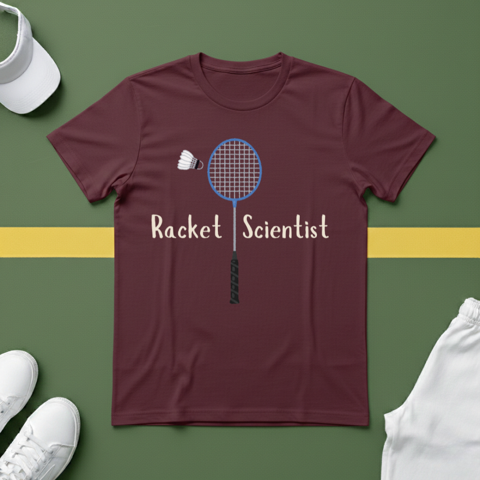 Racket Scientist - Badminton T-Shirt