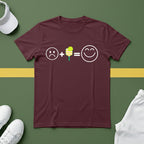 Sad Face + Pickleball = Happy! T-Shirt