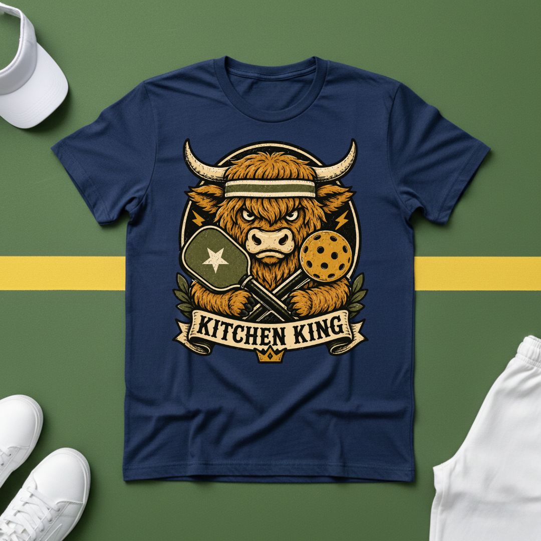 Highland Cow Kitchen King T-Shirt