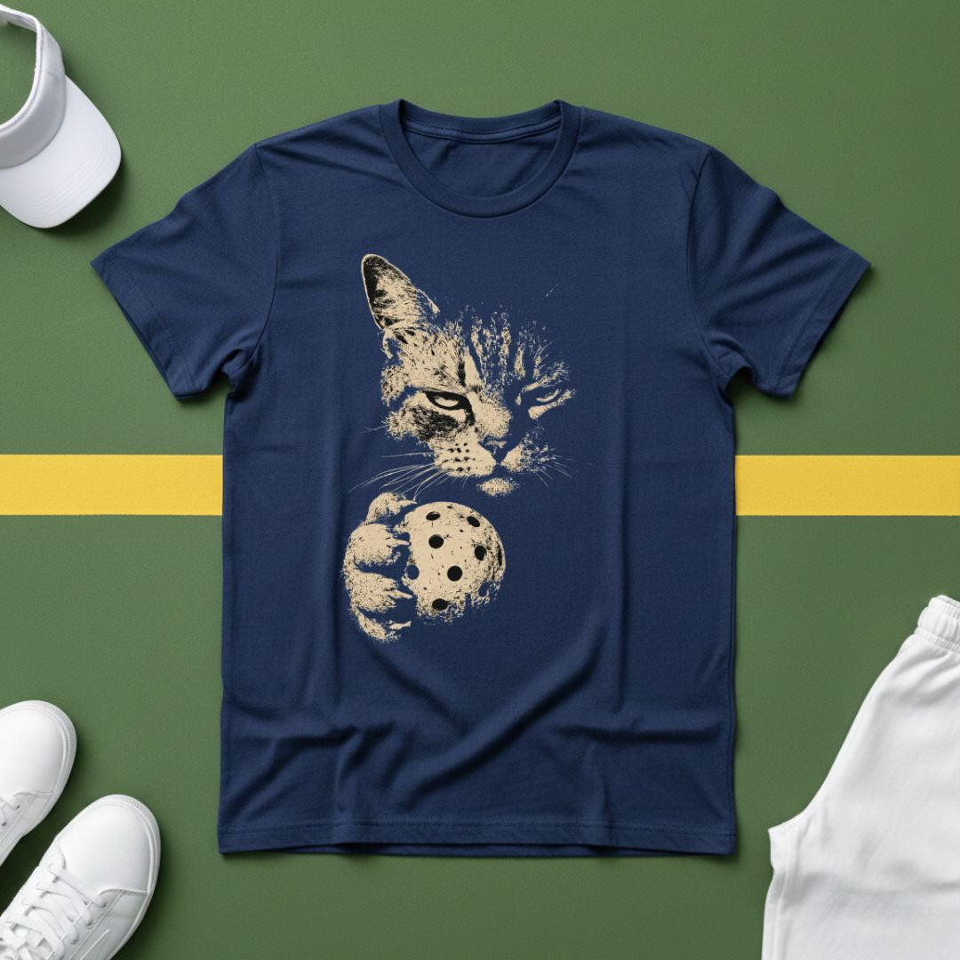 Dark Cat Pickleball T-Shirt
