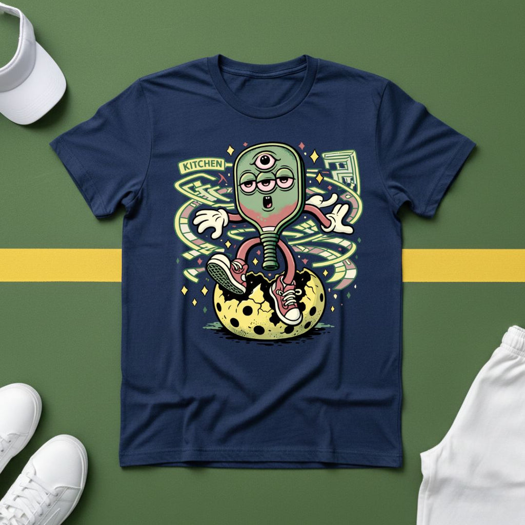 Pickleball 4 Eye Paddles Surreal T-Shirt