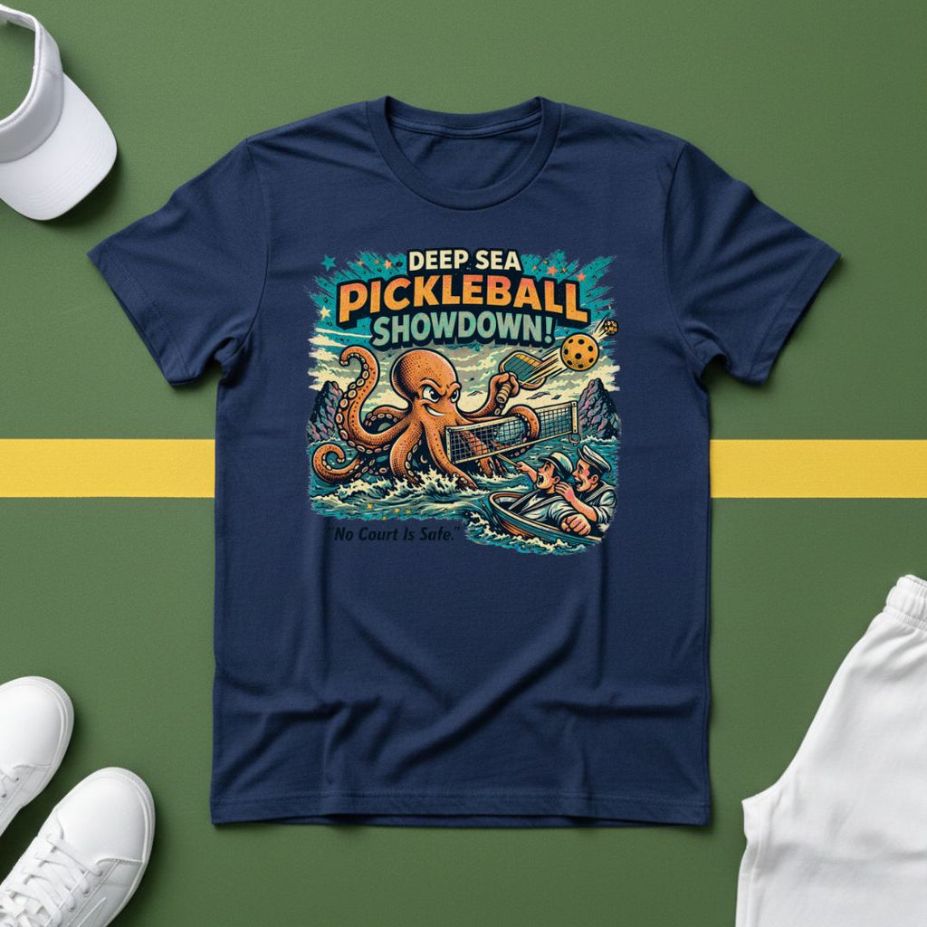 Deep Sea Pickleball Showdown T-Shirt
