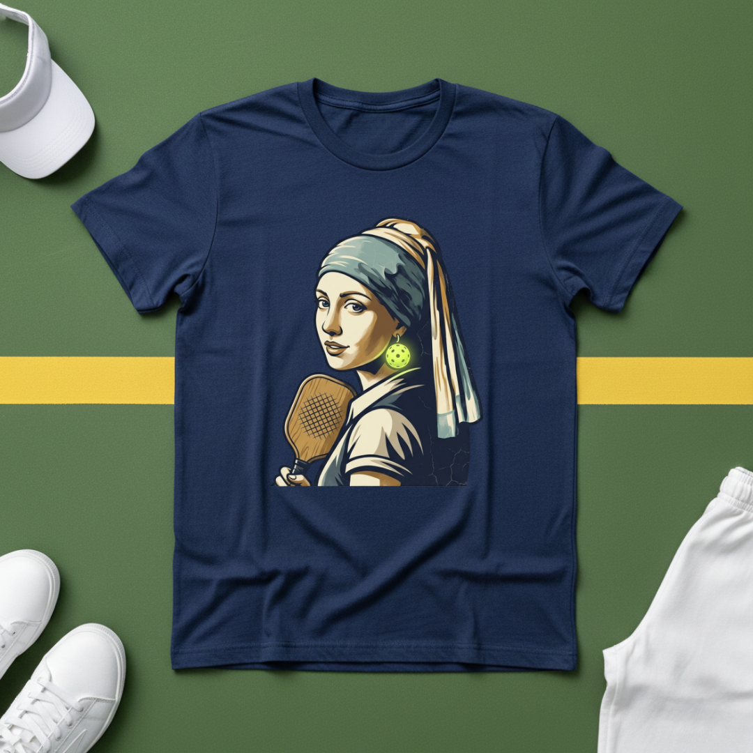 Girl with the Pickleball Earring T-Shirt