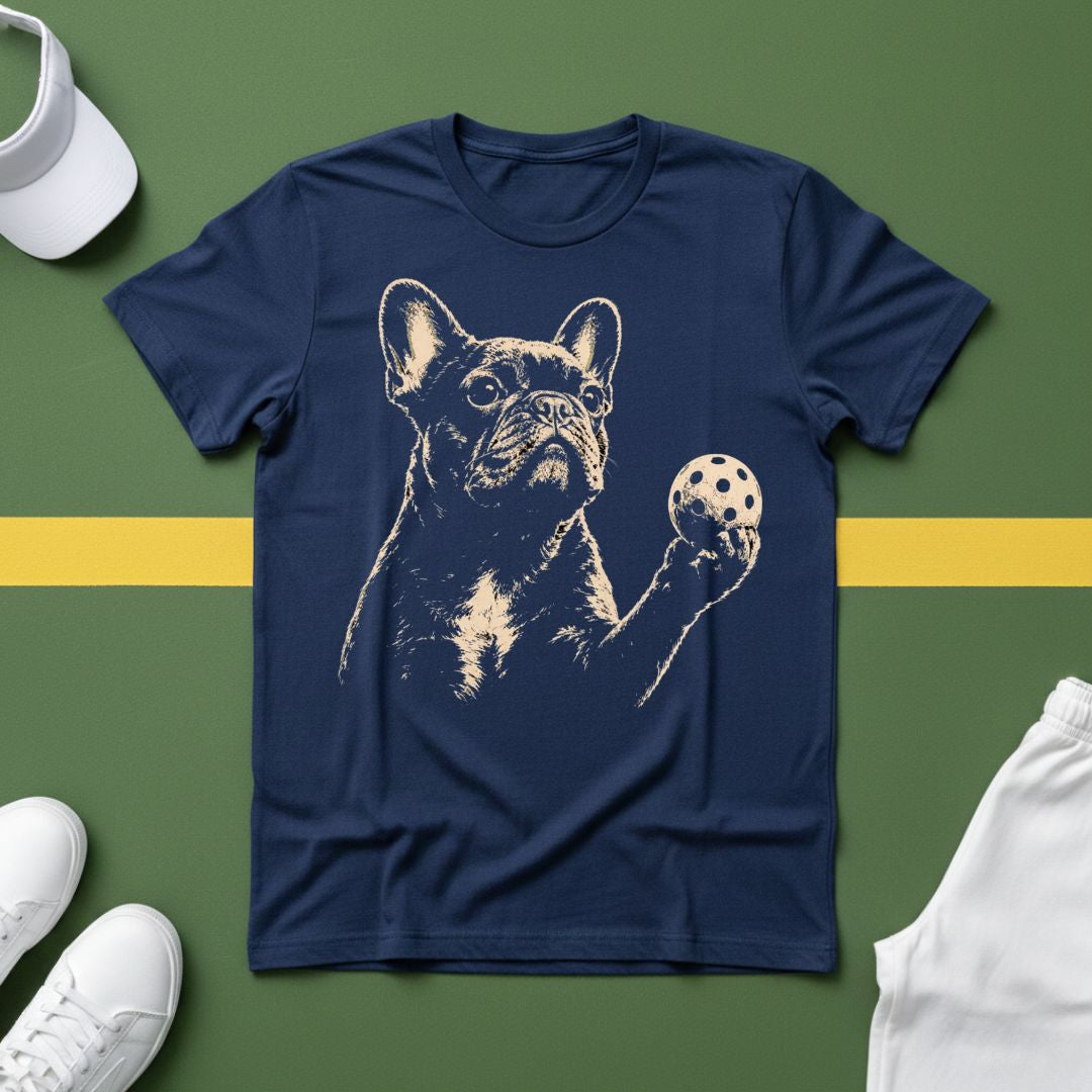 French Bulldog Pickleball T-Shirt