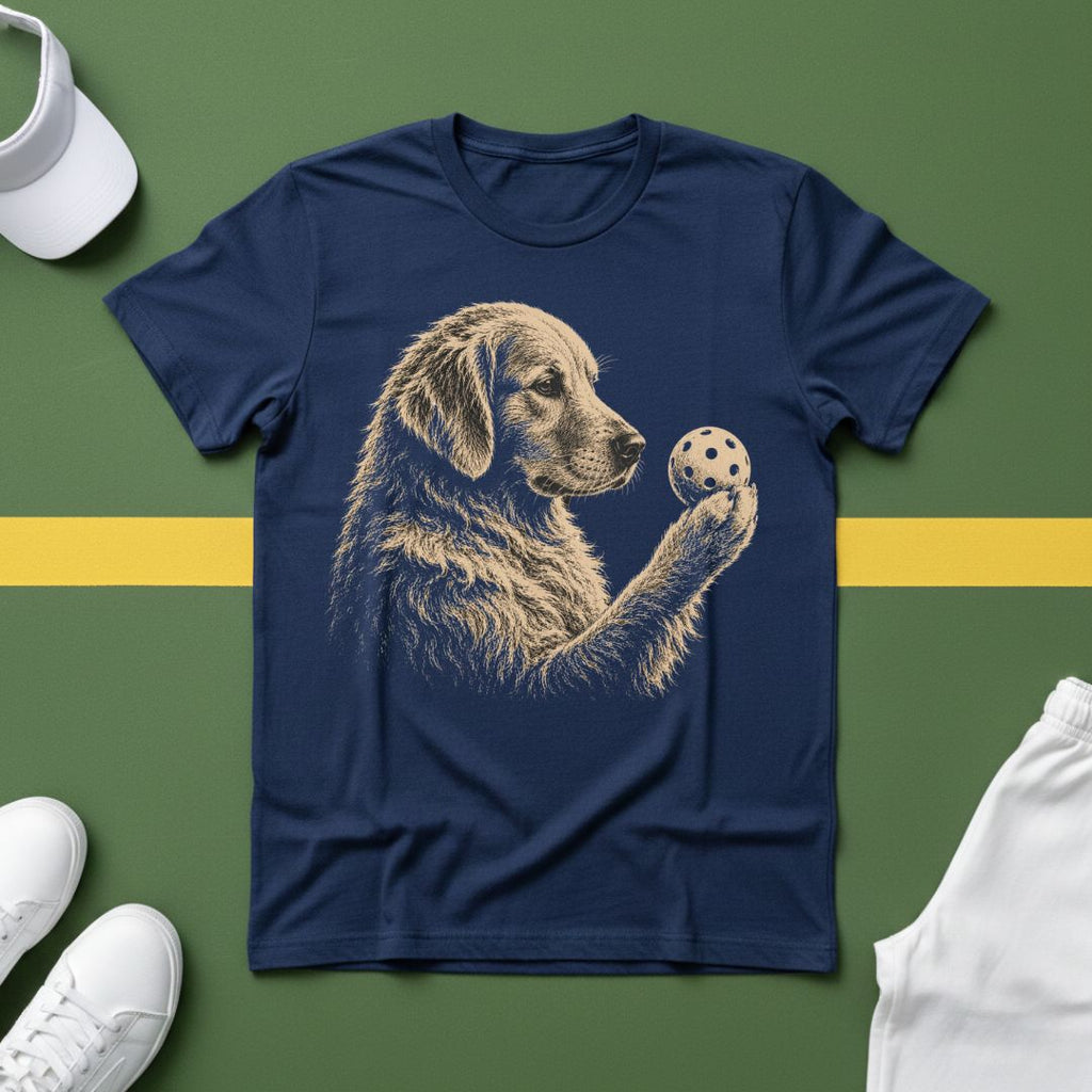 Golden Retriever Pickleball T-Shirt