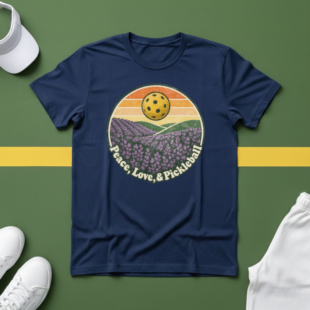Peace, Love and Pickleball T-Shirt