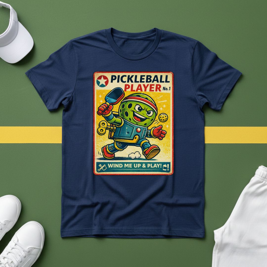 Pickleball Wind-Up Toy T-Shirt
