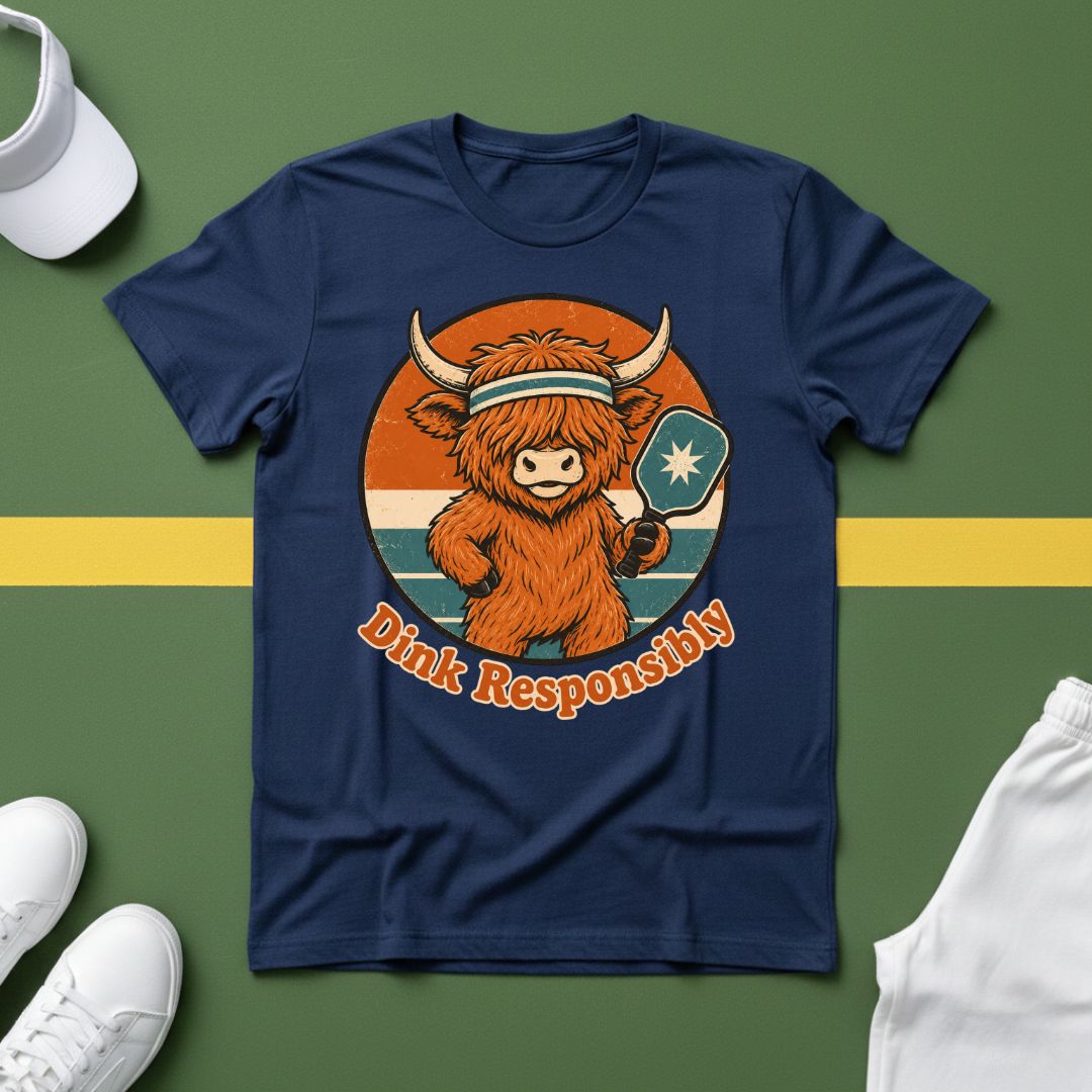 Highland Cow Dink Responsibly T-Shirt