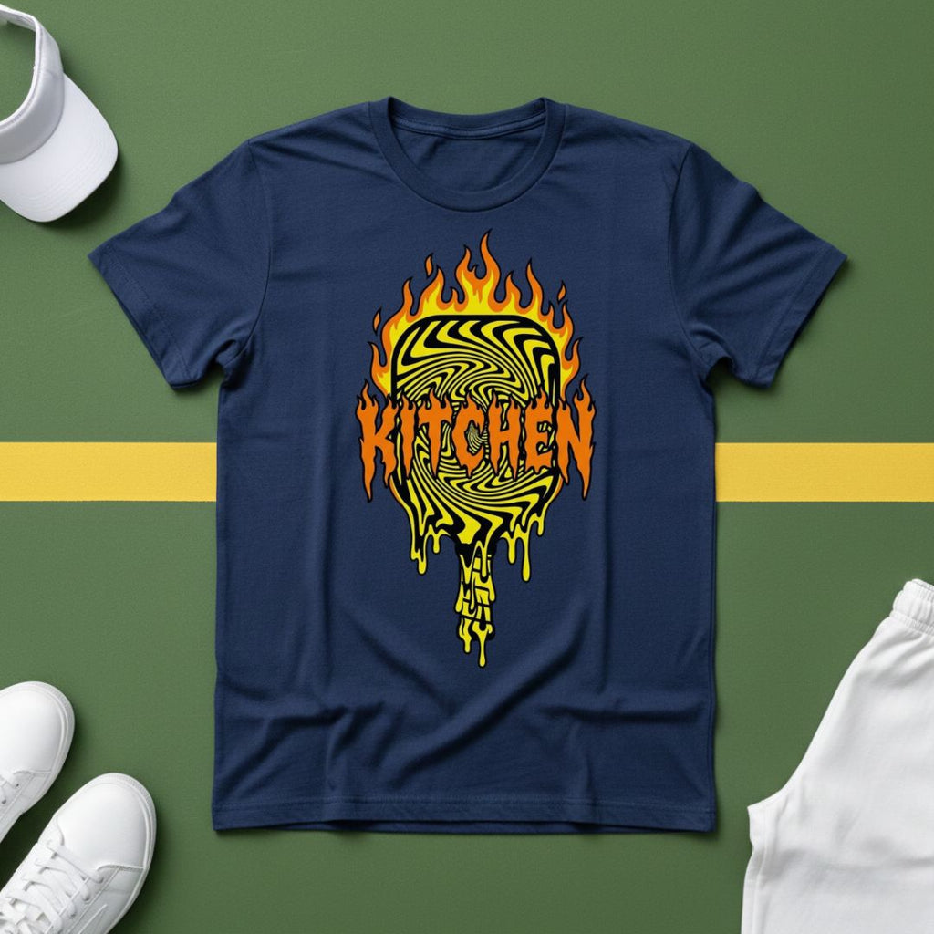 Fire Pickleball Paddle T-Shirt