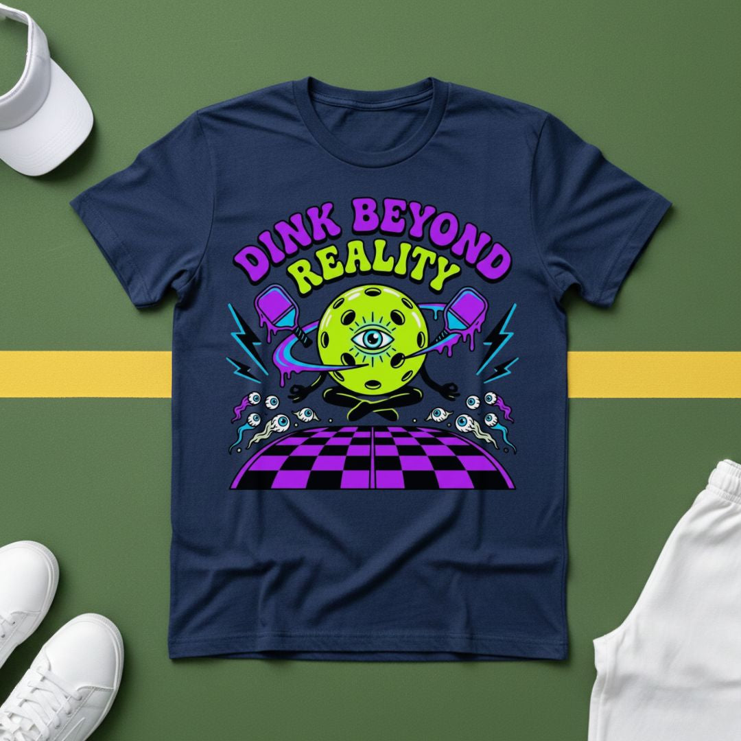 Dink Beyond Reality Surreal Pickleball T-Shirt