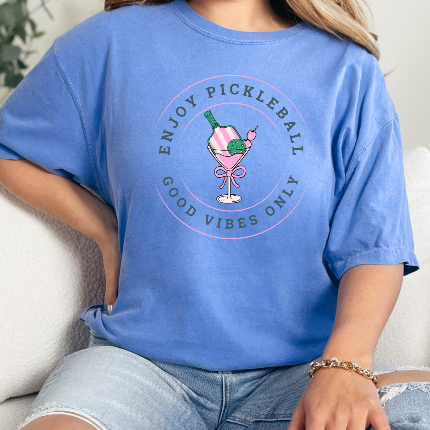 Pickleball Good Vibes Only Tee