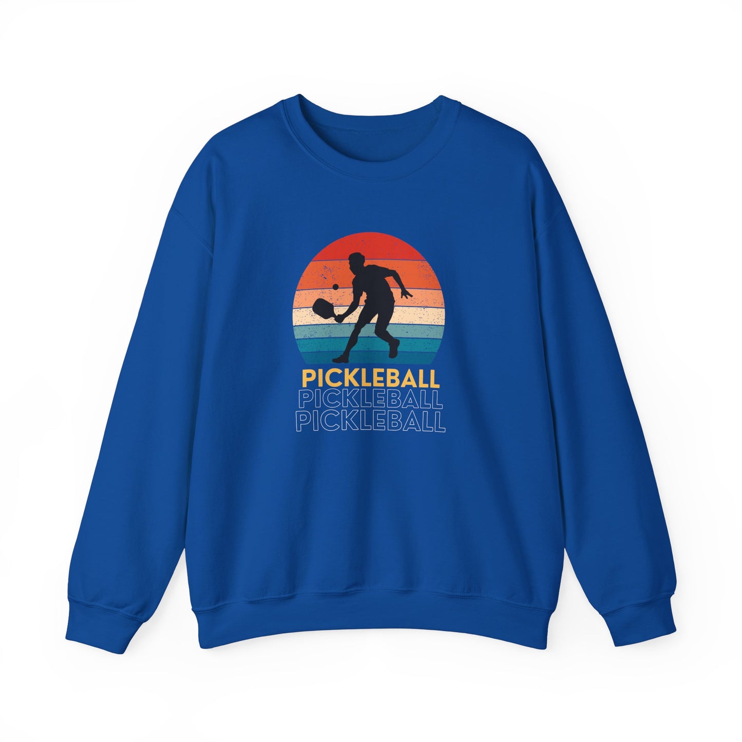 Pickleball Retro Sunset Sweatshirt