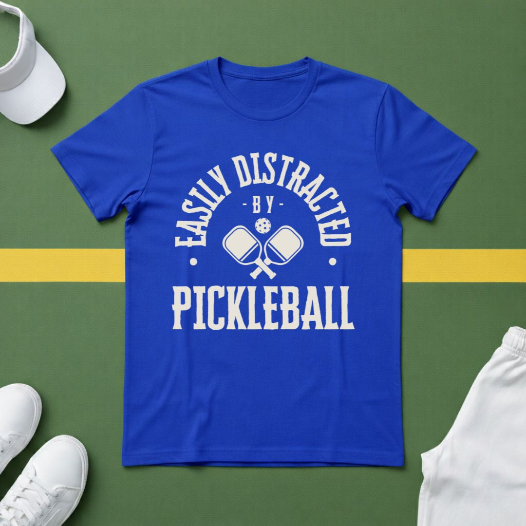 Easily Distracted by Pickleball T-Shirt