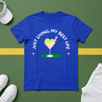Just Living my Best Life (Pickleball Martini) T-shirt